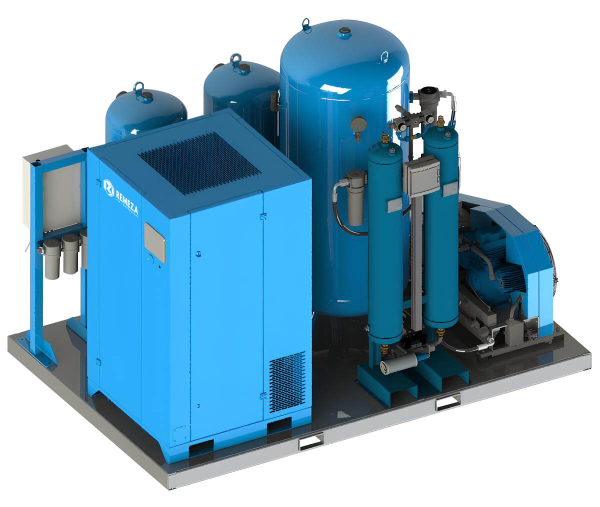 Модульная компрессорная станция Ремеза МКР75-1-15 фото